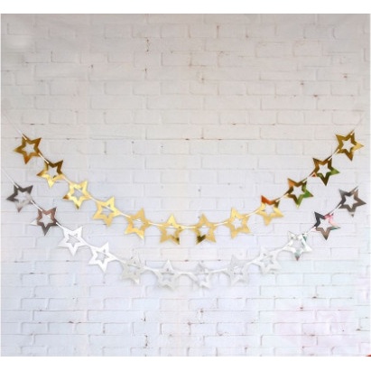 Dây sao rỗng trang trí tiệc sinh nhật , tổ chức sự kiện (12 ngôi sao)