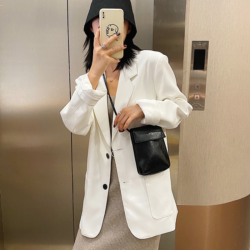 Túi Đeo Chéo mini Màu Đen Phong Cách retro Thời Trang 2020 Cho Nữ