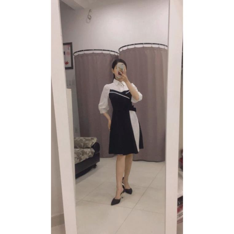 Đầm công sở phối dập li Taris Dress | BigBuy360 - bigbuy360.vn