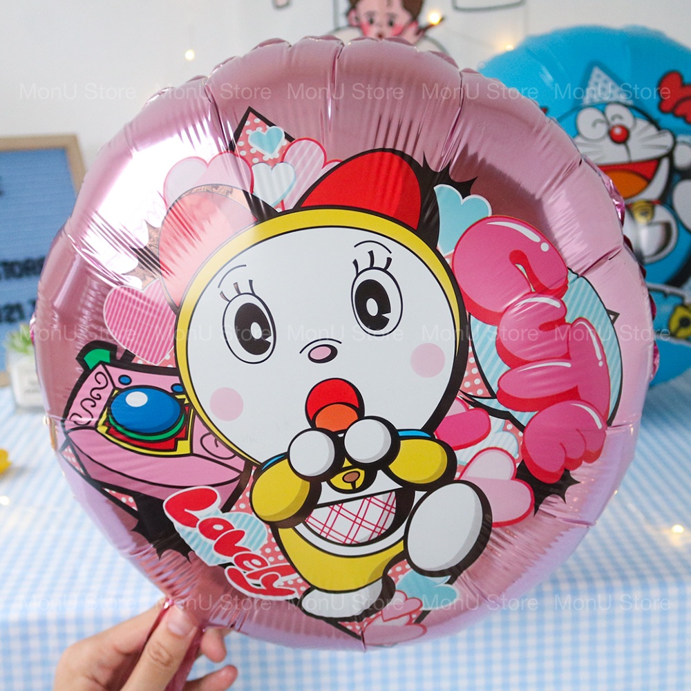 Bong bóng DORAEMON DOREMON trang trí tiệc sinh nhật dễ thương cute MON0222