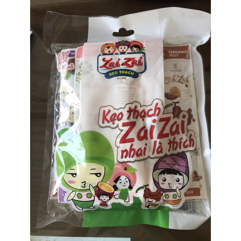 [ Phiên bản mới ] KẸO THẠCH ZAIZAI+ gói 700Gr phiên bản thạch thẻ dài