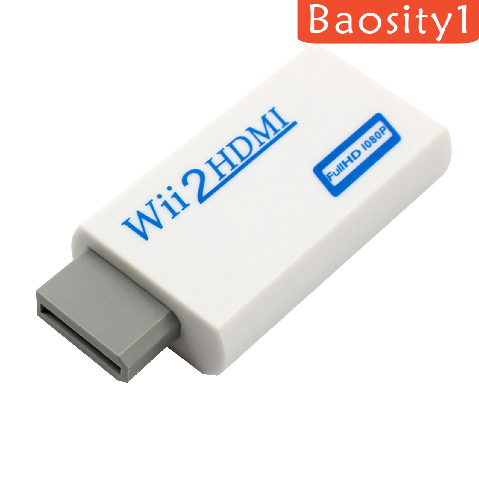 Bộ Chuyển Đổi Âm Thanh / Video Từ 1 Cổng Wii Sang Hdmi Kèm Đầu Ra Âm Thanh 3.5 mm