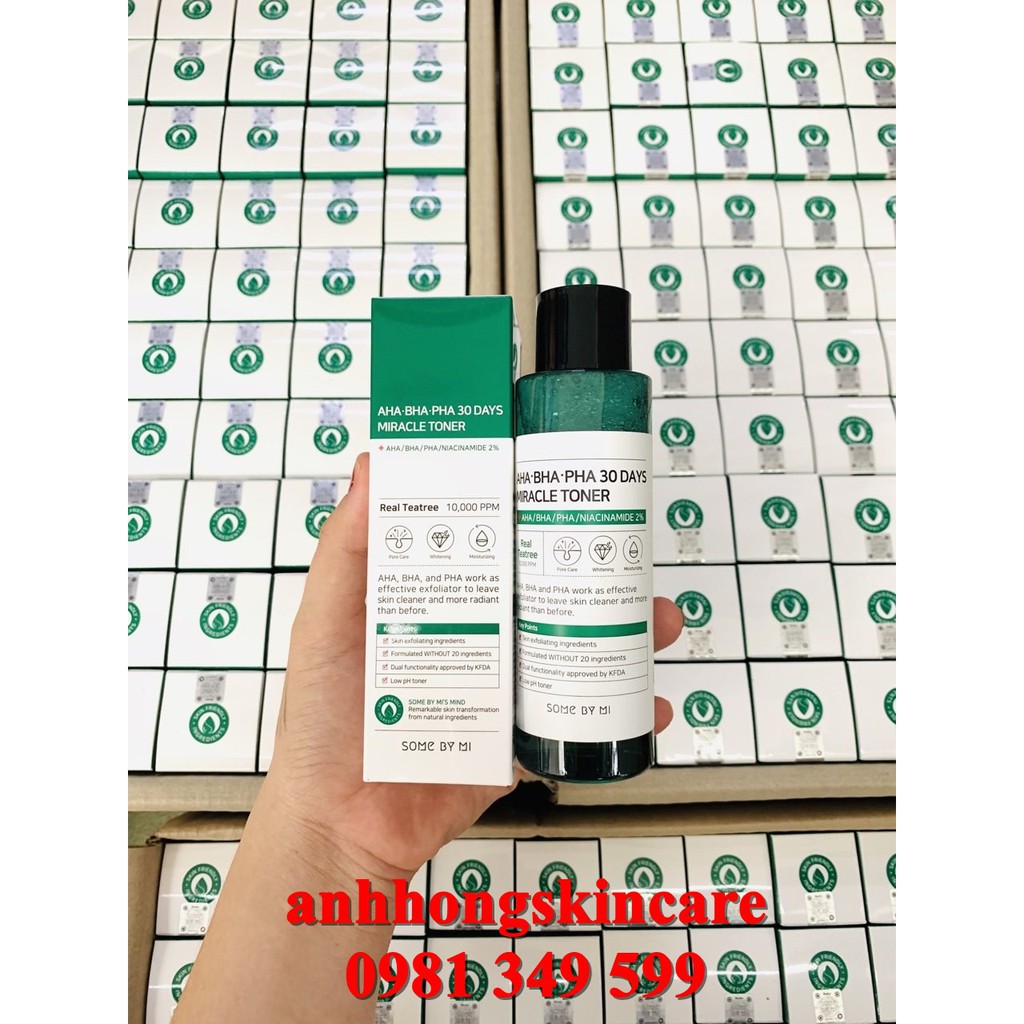 Nước Hoa Hồng Ngừa Mụn “Thần Kì” Some By Mi AHA-BHA-PHA 30 Days Miracle Toner | BigBuy360 - bigbuy360.vn