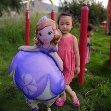 Bong Bóng Công Chúa Sophia 1m Cho Bé Ôm Chụp Hình, Trang Trí Sinh Nhật, Chất Liệu Bóng Nhôm, Bóng Kiếng