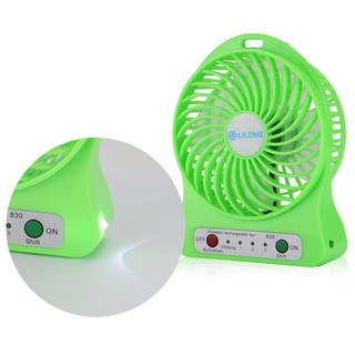 QUẠT SẠC 3 TỐC ĐỘ MINI ĐỂ BÀN PORTABLE FAN