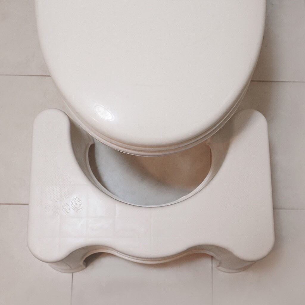 Ghế Kê Chân Toilet, Ghế Kê Chân Bồn Cầu Đi Vệ Sinh Chống Táo Bón Nhựa Việt Nhật