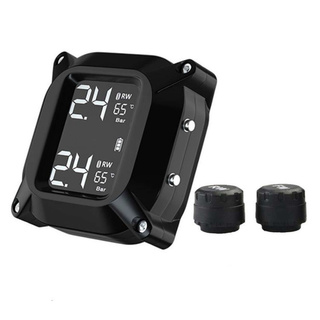 Xe máy áp suất lốp màn hình máy dò tpms xe máy điện độ chính xác cao không dây-168