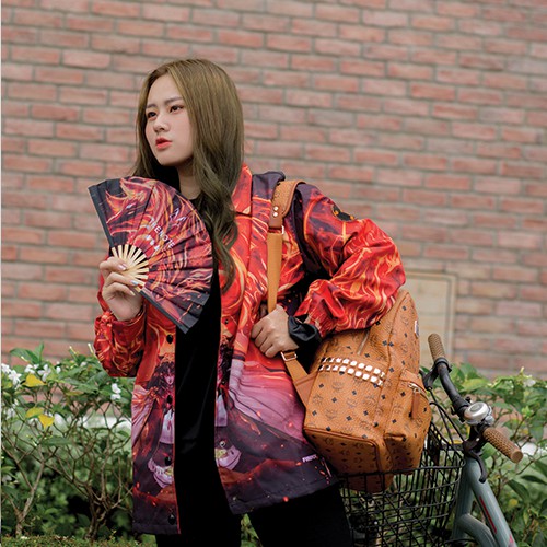 THE NOTE - ÁO KHOÁC DÙ FROM RỘNG - FIRE FOX JACKET