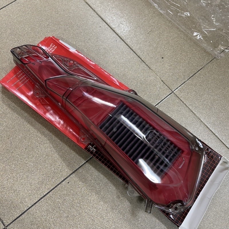 Ốp Pô E &amp; Lọc Gió Thép VISION 2014-2020 Đen Khói &amp; Trong Suốt