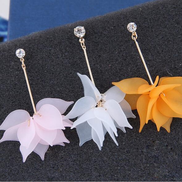 Hoa tai thời trang hình hoa bông tai phụ kiện - Mã HT028