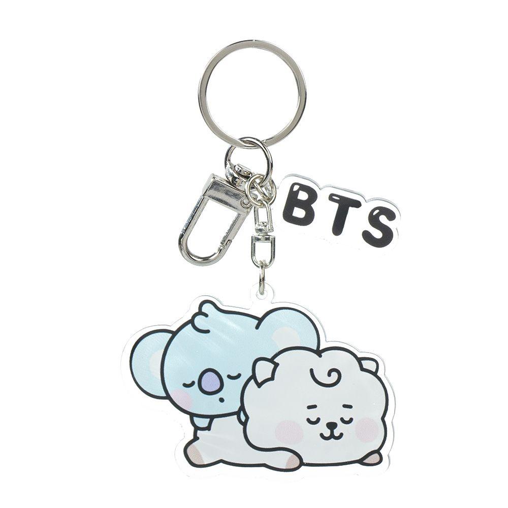 Móc Chìa Khóa Bằng Acrylic In Hình BTS