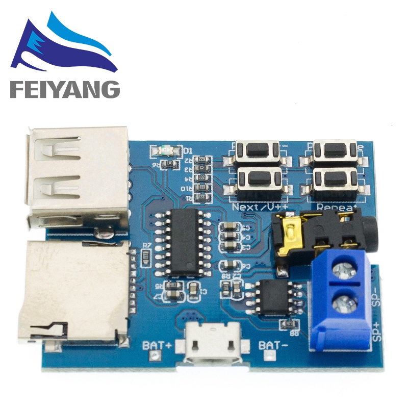 Bảng Mạch Giải Mã Âm Thanh Mp3 TF card U disk MP3