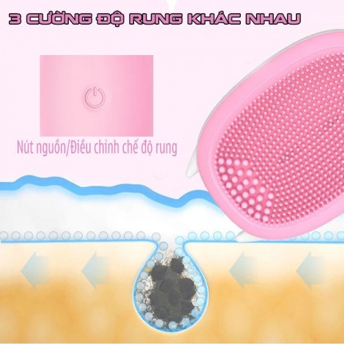 Máy massage rửa mặt pin sạc mini chính hãng Hàn Quốc TL-802 - giá siêu rẻ