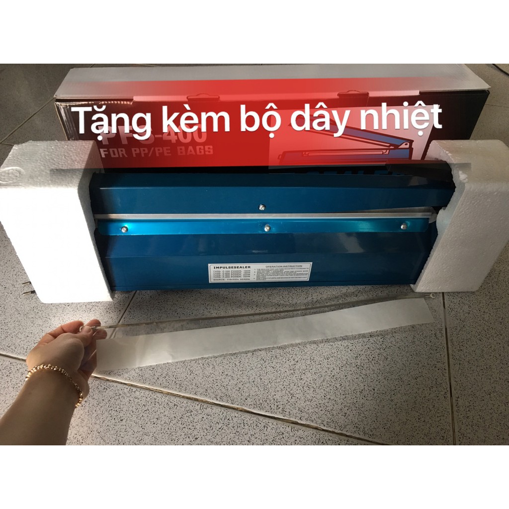Máy Dụng Cụ Hàn Miệng Túi 40cm Mẫu Mới Tiện Dụng,Máy hàn miệng túi bằng tay PFS400 - 40cm