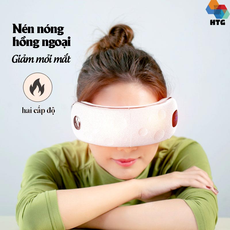 Máy massage mắt Xiaomi Youpin XGEEK E6 4 trong 1, massage thái dương, massage nhiệt, massage rung tần số cao