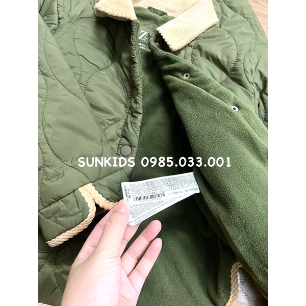 Áo Phao ZR màu xanh cổ be