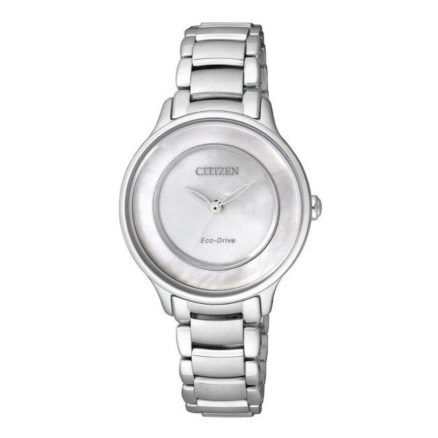 Đồng Hồ Nữ Citizen Dây Thép Không Gỉ EM0380-57D - Mặt Xà Cừ (Sapphire)