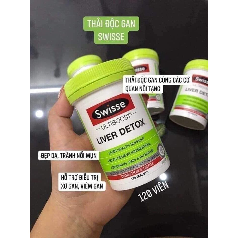Thải độc gan Liver Detox Swisse Úc