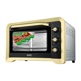 Lò nướng Sanaky VH-509N2D màu vàng Inox chính hãng siêu rẻ