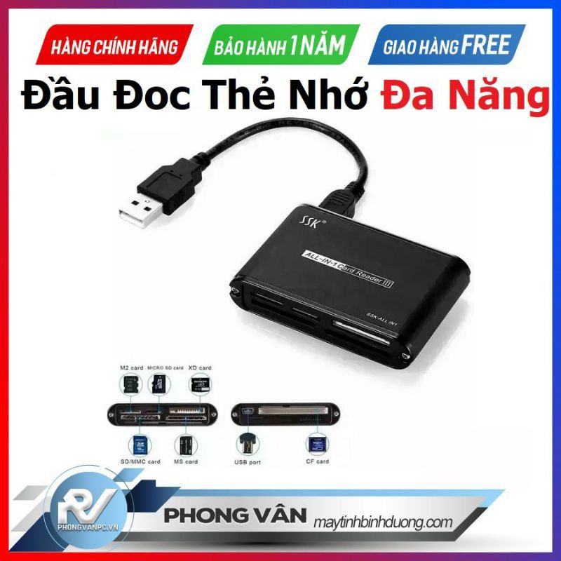 ĐỌC THẺ 6IN1 SSK SCRM 0712 (HỘP SẮT),,