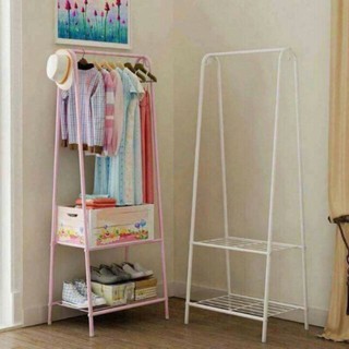 Kệ Treo Quần Áo Chữ A. Thiết Kế 2 Tầng Giúo Sắp Xếp Nhiều Đồ Dùng. Quần Áo. Có Thang Ngang Để Treo Quần Áo Va Tiện Dụng