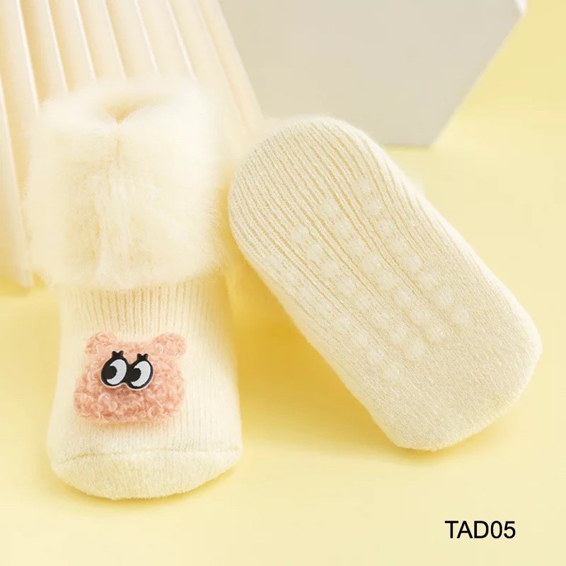 Tất len cổ lông cho bé 0-36m TAD05