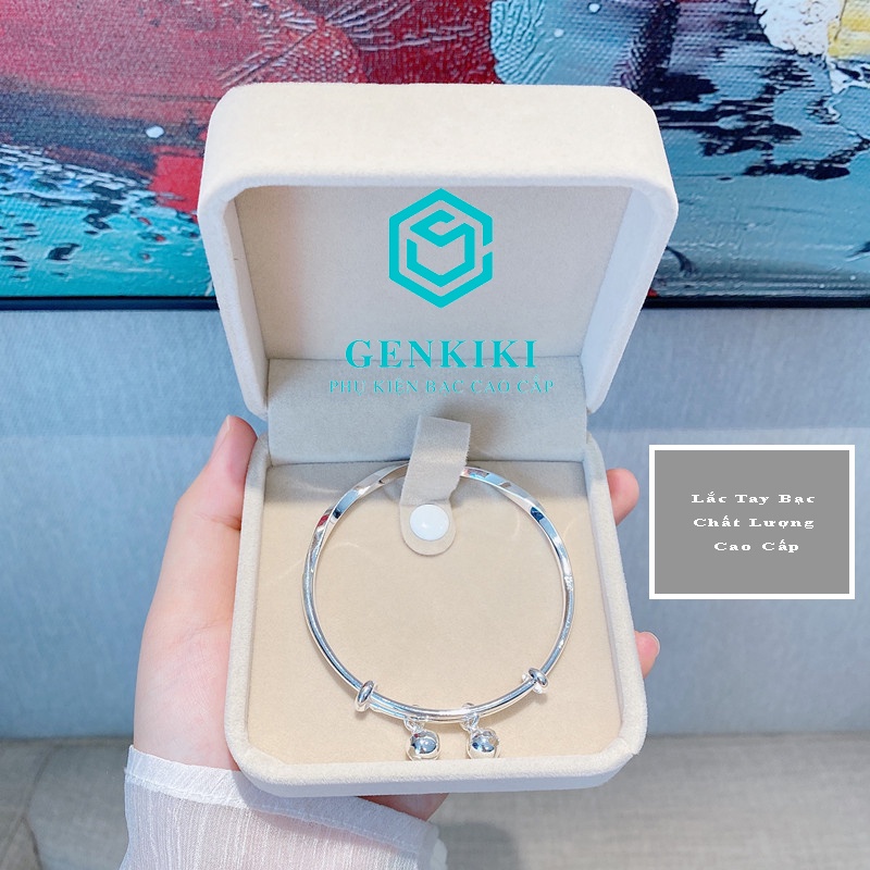 Lắc Tay Bạc Nữ Cao Cấp Họa Tiết Xoắn GenKiKi H14 | BigBuy360 - bigbuy360.vn