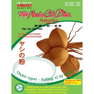 1 THÙNG Bột nước cốt dừa 150gr (60 GÓI) - MIKKO HƯƠNG XƯA