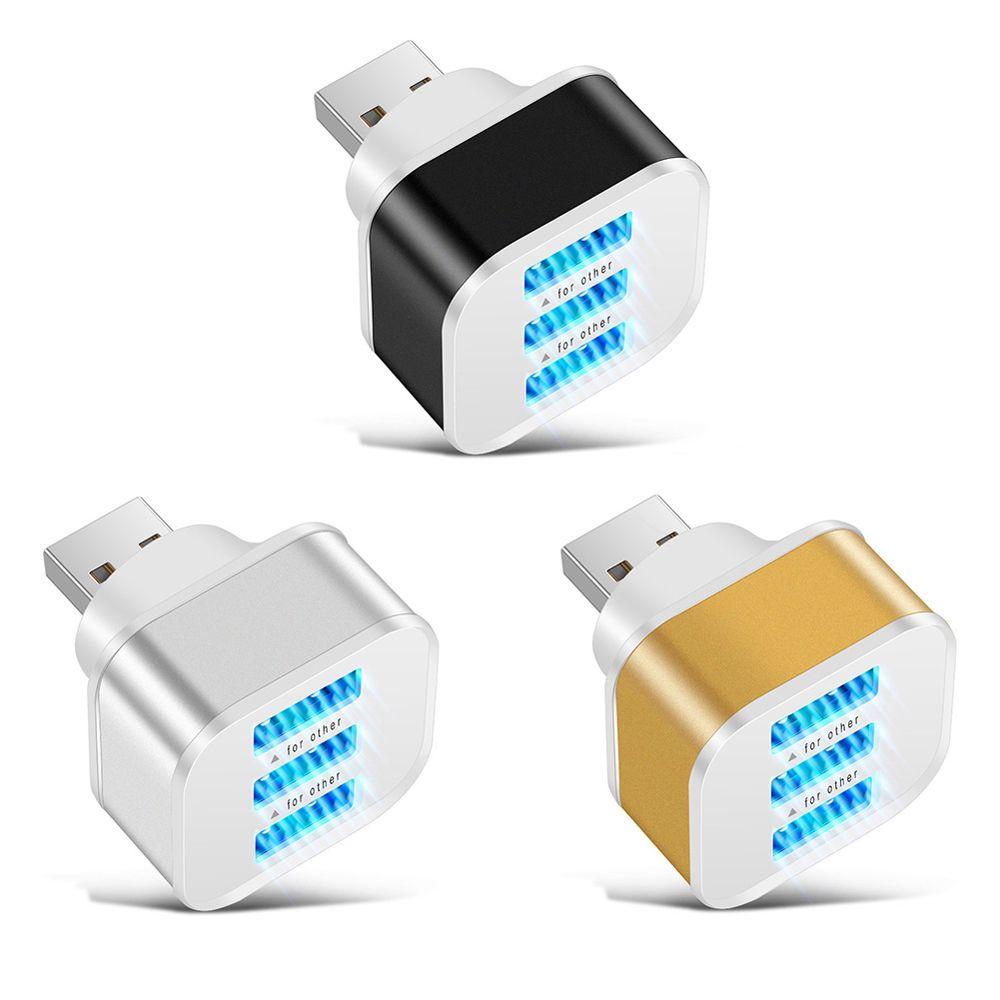 Bộ Chia Cổng USB 2.0 Gắn Tường Đa Năng Có Đèn LED Chỉ Báo USB 3.0