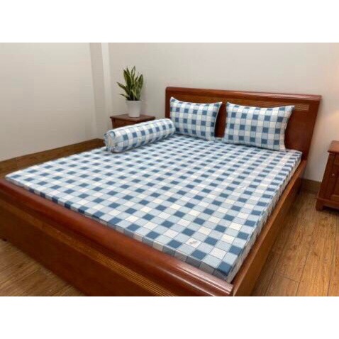 Ga giường chống thấm thoáng khí Dorabe phủ nệm giao mẫu ngẫu nhiên.