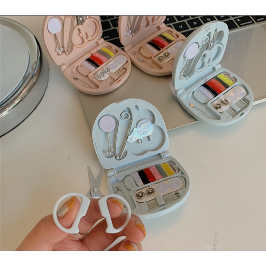 Hộp Kim Chỉ Mini Đa Năng Tiện Lợi Mẫu Mới Siêu Nhỏ Gọn Dễ Thương Có Thể Dễ Dàng Bỏ Túi