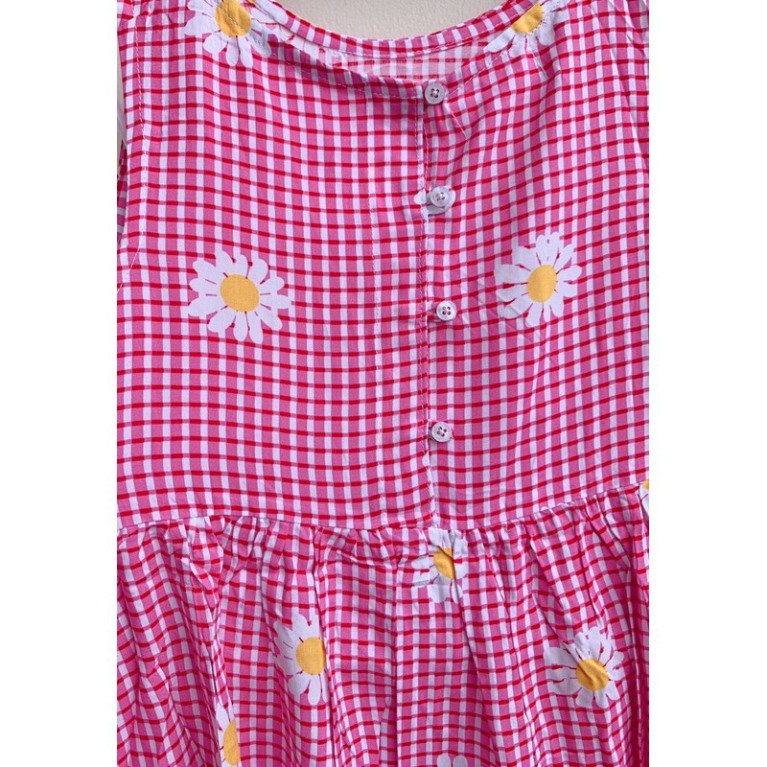 Thời trang hè -  Váy hoa mùa hè cho bé gái vải tole lụa siêu mát mềm Luôn luôn rẻ.