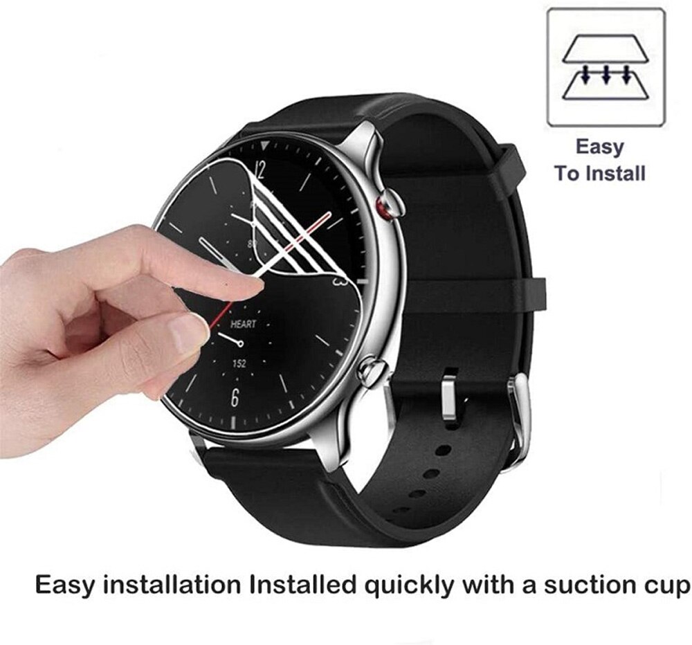 Bộ 3 miếng dán TPU bảo vệ màn hình đồng hồ thông minh dành cho Huami Amazfit GTR 2 GTR2