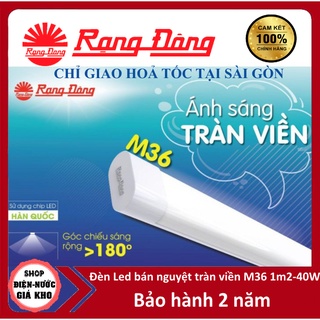 (Giao hoả tốc tại Sài Gòn) Đèn bán nguyệt LED Rạng Đông M36 1M2 20W-40W ánh sáng trắng