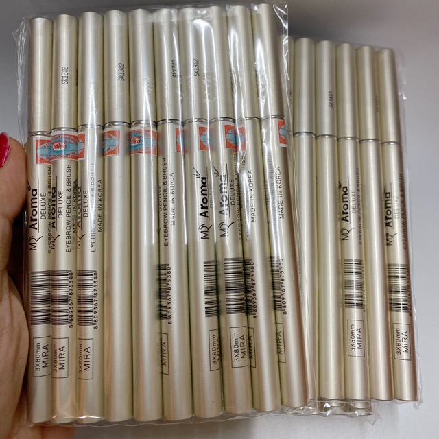 (Sỉ) Lốc 10 cây chì kẻ Aroma 2 đầu hàng tốt có tem | BigBuy360 - bigbuy360.vn