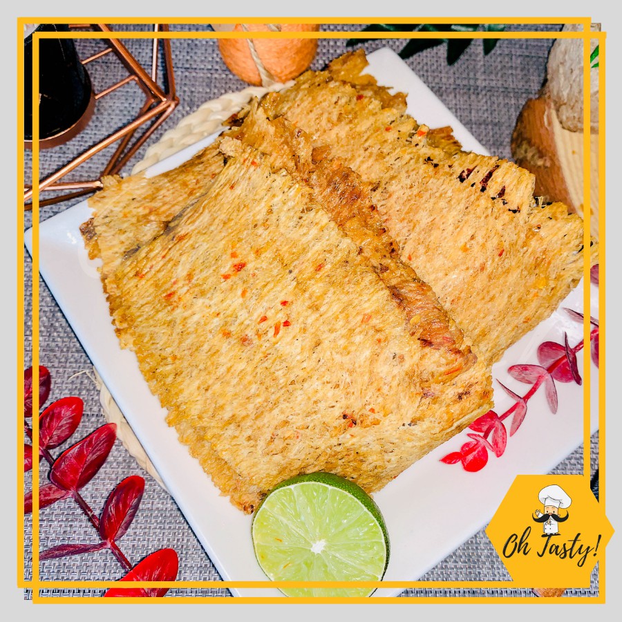 1KG Mực Cán Tẩm Cay Tasty Food Túi Zip Hút Chân Không
