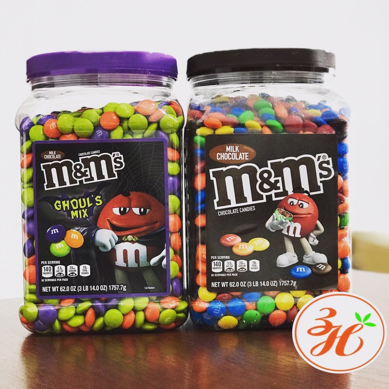 Sô cô la M&amp;M hũ khủng lồ date T8/22 - Mỹ