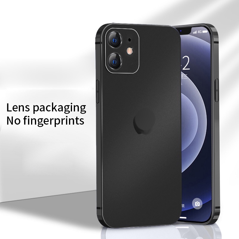 Ốp điện thoại TPU viền mềm màu nhám đơn giản cho IPhone 13 12 11 Pro Max XS Max