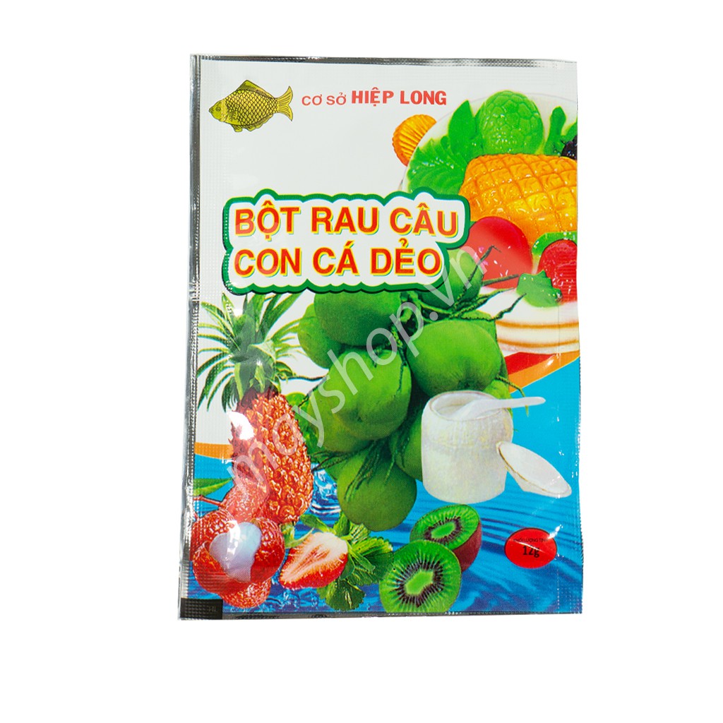 Bột rau câu con cá dẻo (10g)