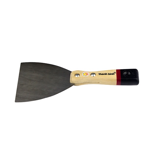 Cây Sủi Sơn Cán Gỗ Thanh Bình 100 MM - Bay Sủi Sơn Tường, Sàn Cán Ngắn Cầm Tay