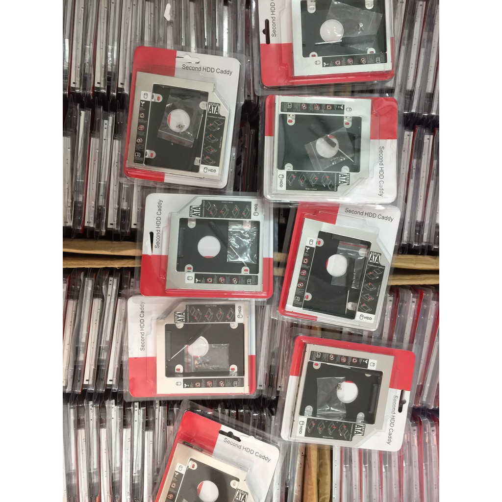 Caddy Bay Nhôm 9.5mm/12.7mm Cho Laptop Chuẩn SATA3 Tương Thích Với Mọi Dòng Máy | BigBuy360 - bigbuy360.vn
