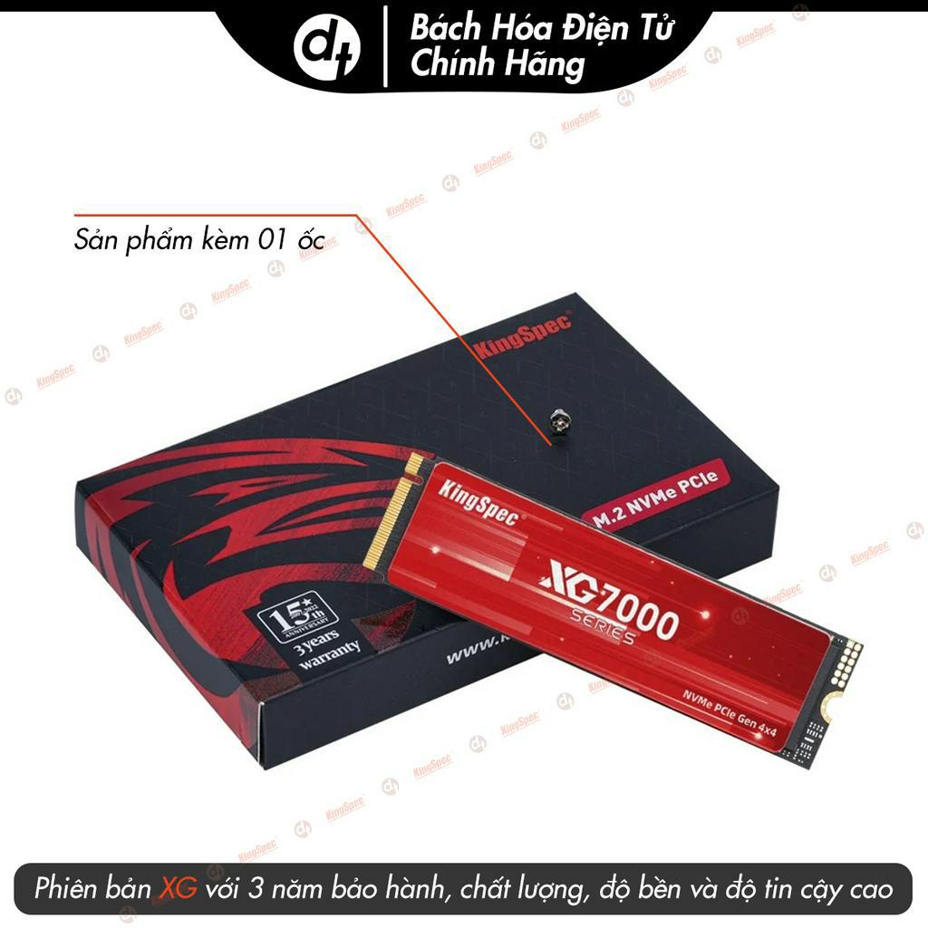 Ổ cứng SSD M2 NVMe PCIe 4.0 KingSpec | XG7000 - Hàng Chính Hãng