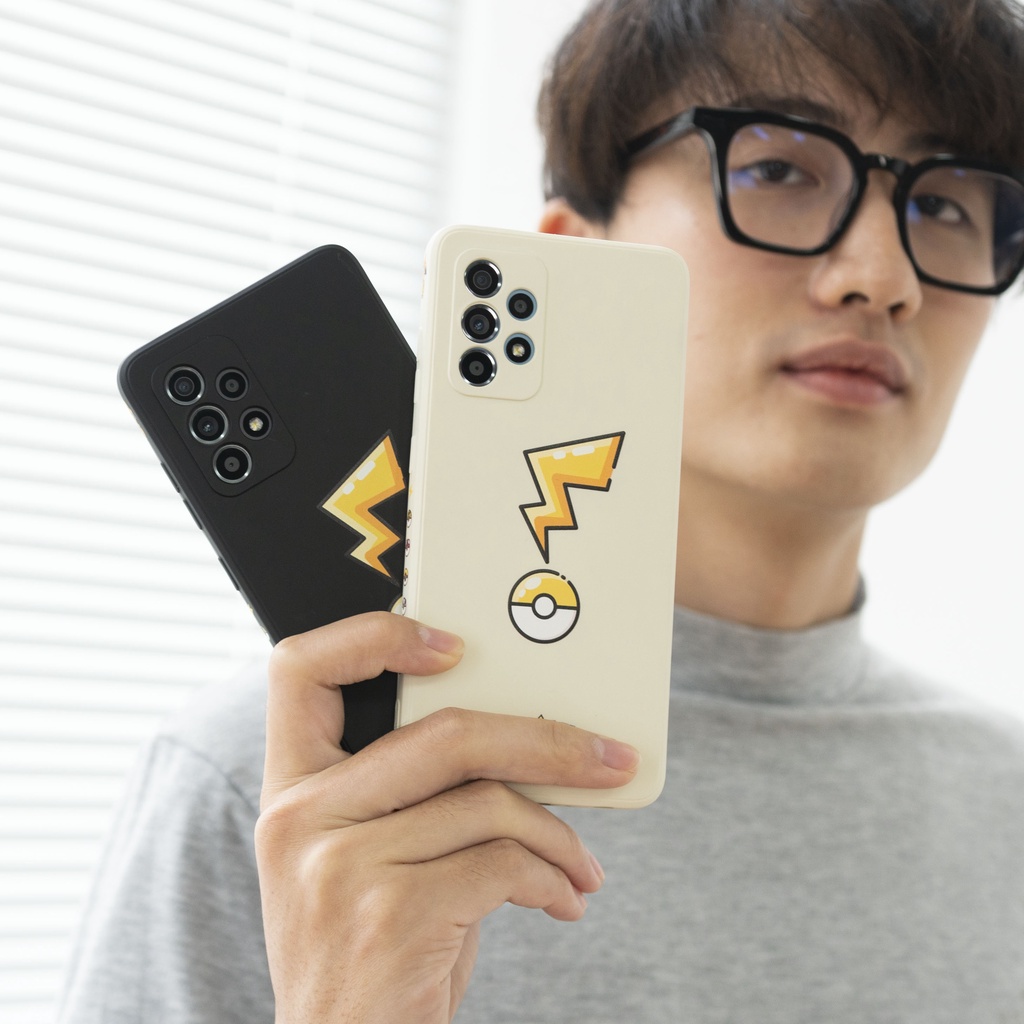 Ốp Samsung A52 / A52 5G / A52s 5G Pokeball - Lót nỉ cao cấp, chống sốc hiệu quả | BigBuy360 - bigbuy360.vn