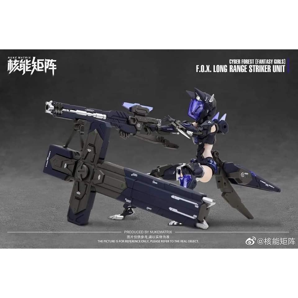 Mô hình lắp ráp 1/12 Armor Girl Nuke Matrix - Cyber Forest  - Fox girl