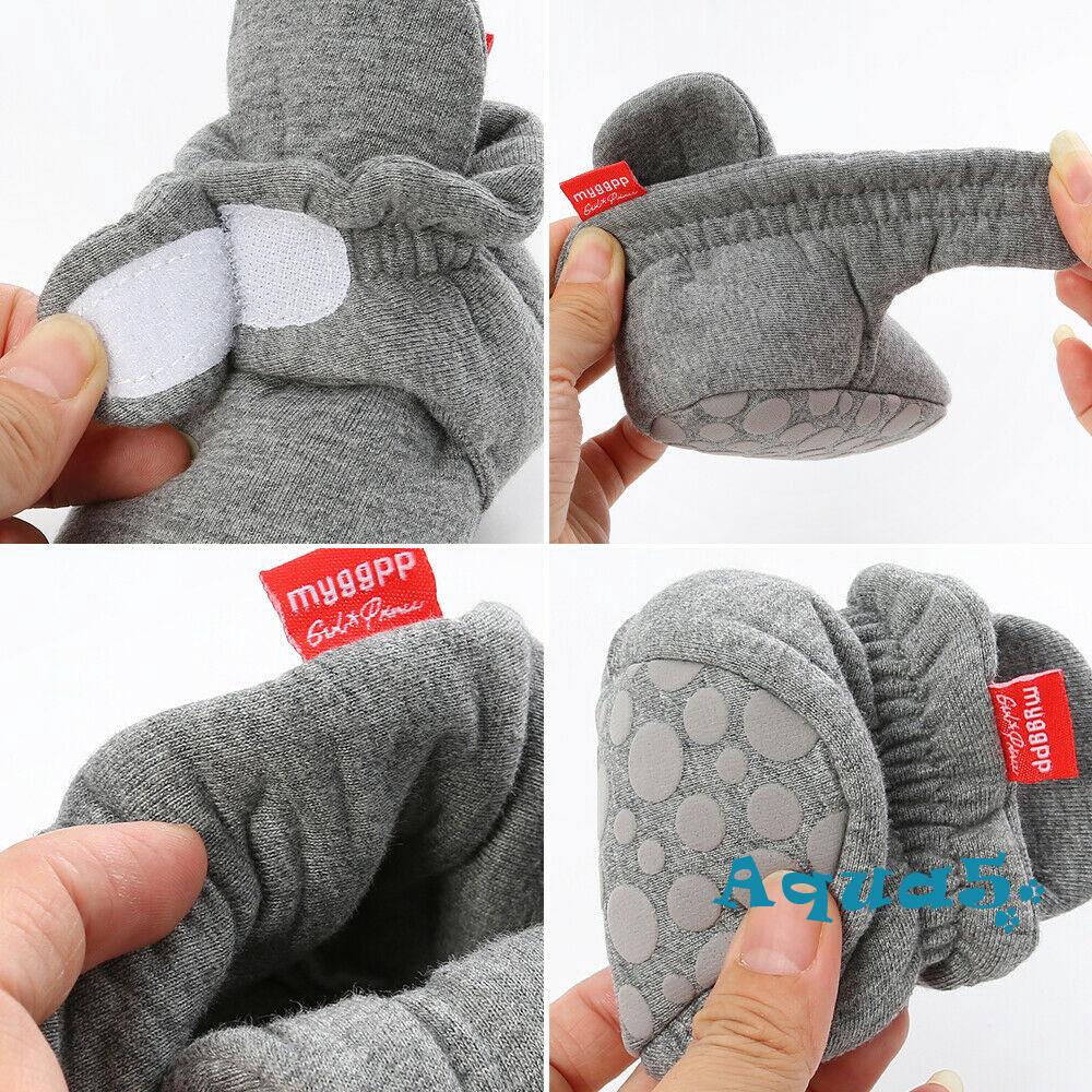 Giày cotton mùa đông mềm mại chống trượt cho bé 0-18 tháng tuổi