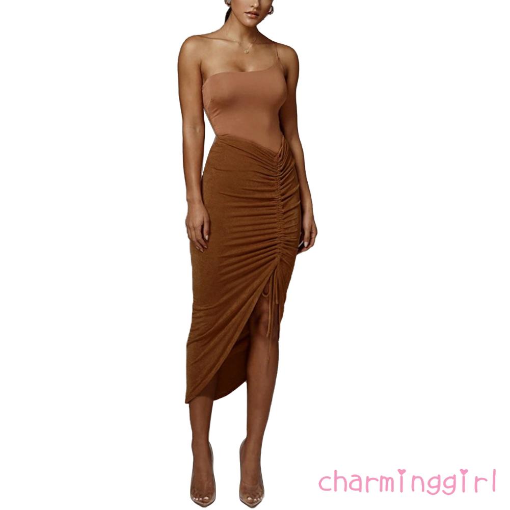 Chân Váy Ôm Màu Trơn Thời Trang Nữ Tính