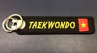 Móc khoá thêu Taekwondo