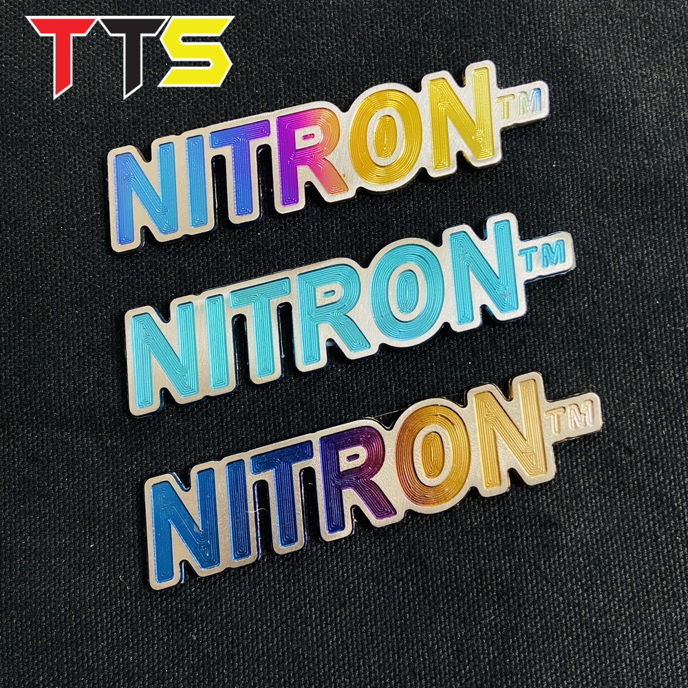 TEM TITAN GR5 PHIÊN BẢN ĐẶT BIỆT CHỮ NITRON, LEOVINCE, KING DRAG, BREm MÀU LỤC BẢO