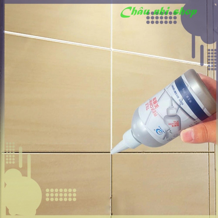 Keo dán mạch gạch 2 thành phần cao cấp lọ 280 ml màu trắng