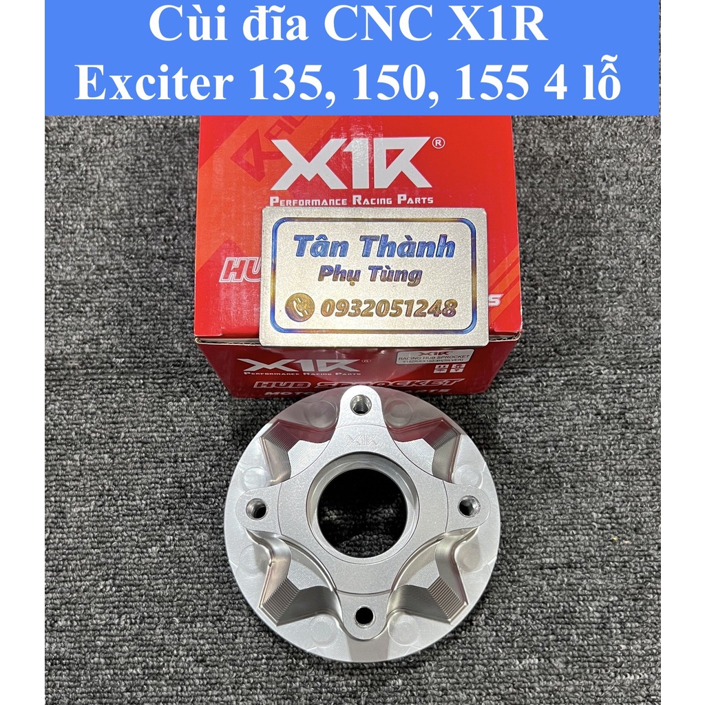 Cùi đĩa CNC X1R Exciter 135, Exciter 150, 155 4 lỗ chính hãng TanthanhPT